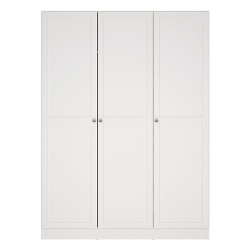 Armoire 3 portes L. 147 cm BILLUND blanc