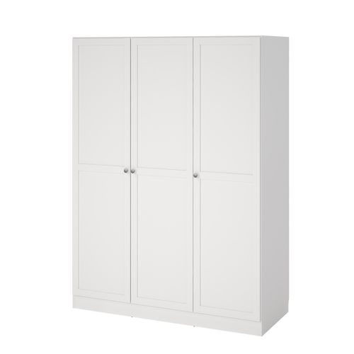 Armoire 3 portes L. 147 cm BILLUND blanc