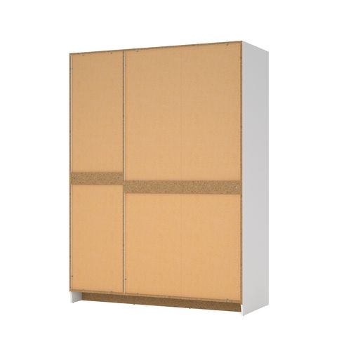 Armoire 3 portes L. 147 cm BILLUND blanc