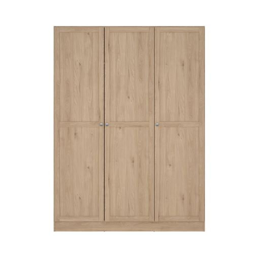 Armoire 3 portes L. 147 cm BILLUND imitation chêne