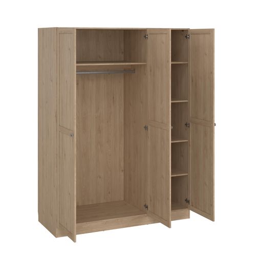 Armoire 3 portes L. 147 cm BILLUND imitation chêne