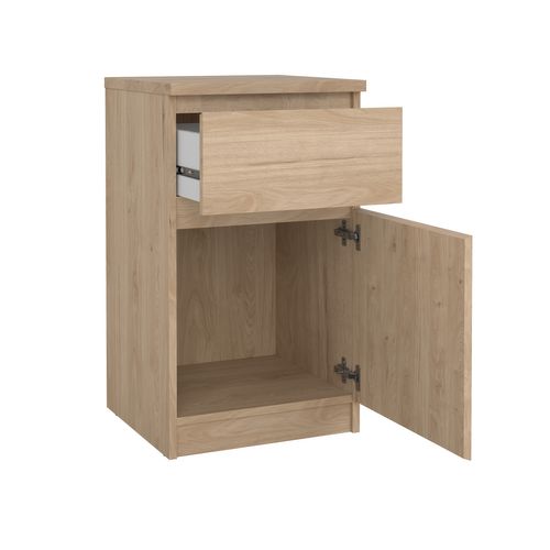 Chevet 1 tiroir 1 porte BEST imitation chêne