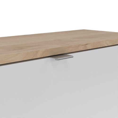 Meuble à chaussures DRESS 4 abattans doubles mir/ chêne