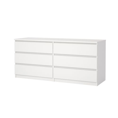 Commode 2x3 tiroirs BEST blanc mat