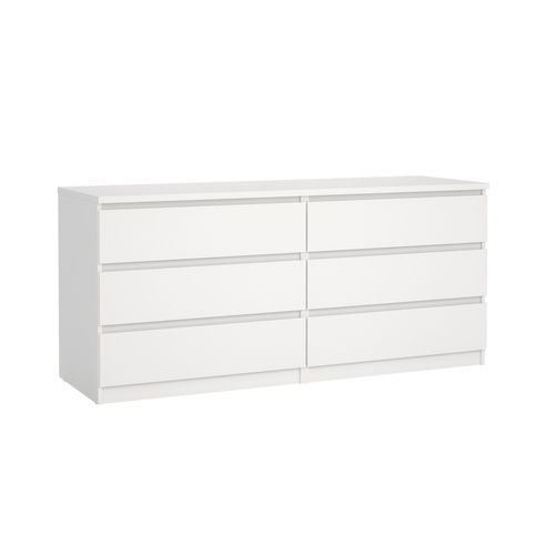 Commode 2x3 tiroirs BEST blanc mat