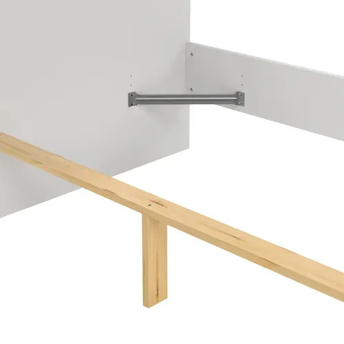 Lit 160x200 cm BEST blanc mat vue accessoires