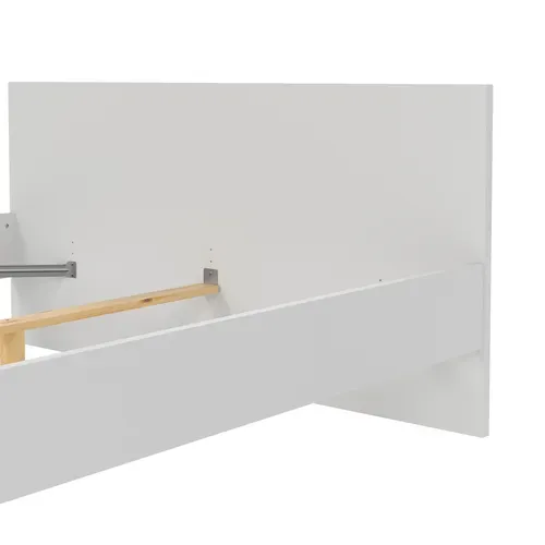 Lit 160x200 cm BEST blanc mat vue détaillée