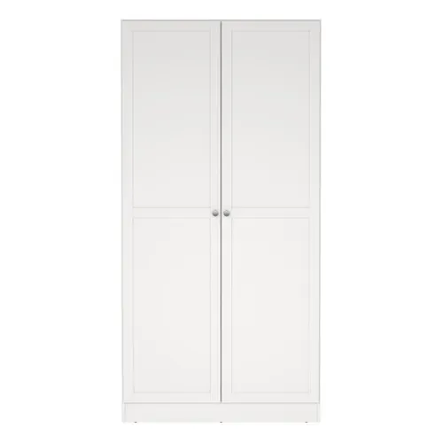 Armoire 2 portes L. 98,5 cm BILLUND blanc