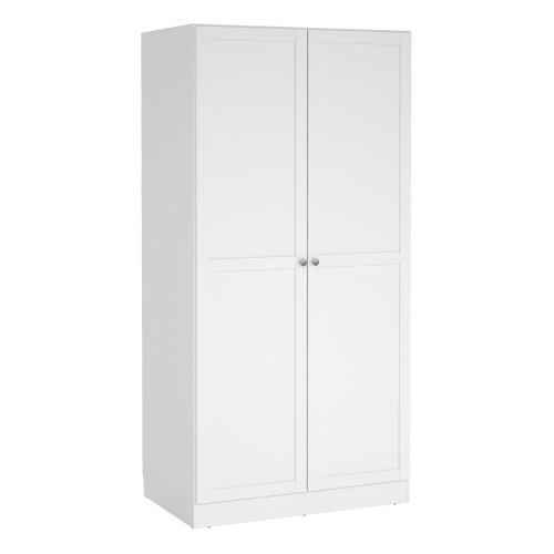 Armoire 2 portes L. 98,5 cm BILLUND blanc