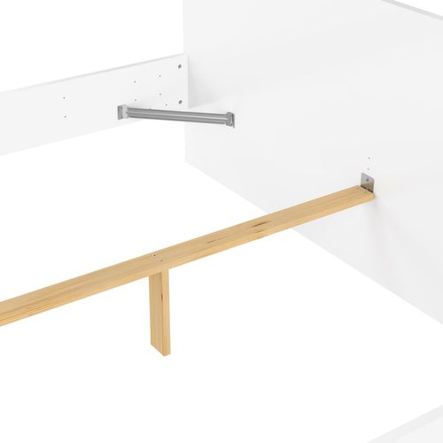 Lit 180x200 cm BEST LAK 2 blanc laqué vue accessoires