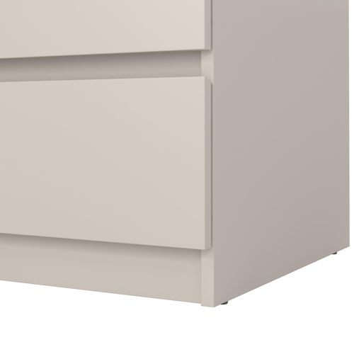 Commode 3 tiroirs BEST Grège/chêne vue détaillée