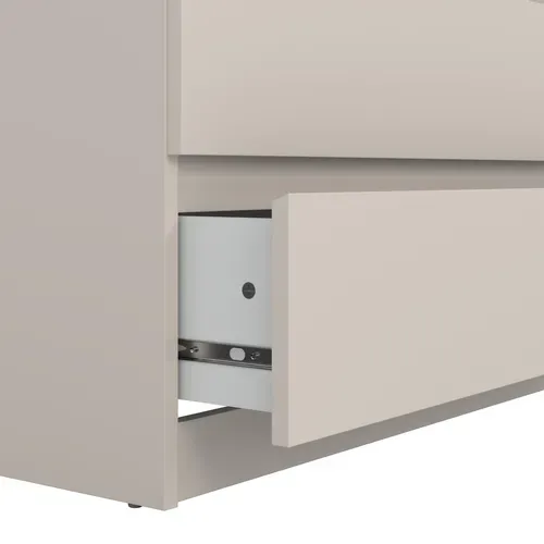 Commode 5 tiroirs BEST Grège/chêne