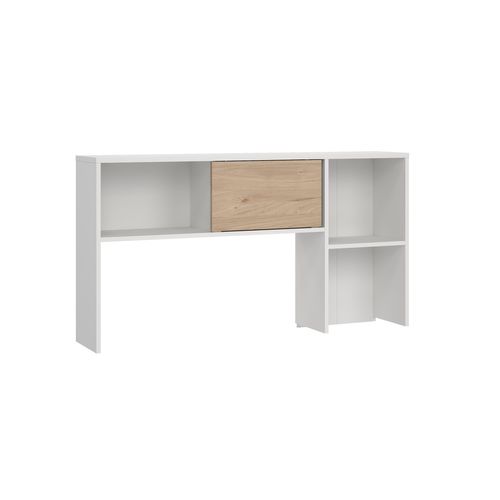 Réhausse pour bureau Class CLASS blanc et imitation chêne.