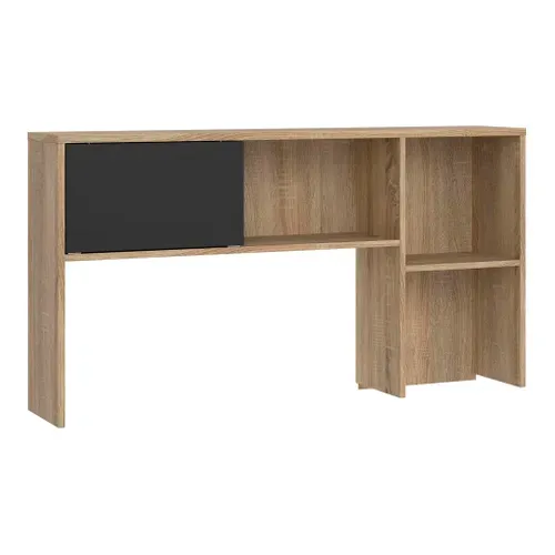 Réhausse pour bureau Class CLASS imitation chêne et noir vue 3/4