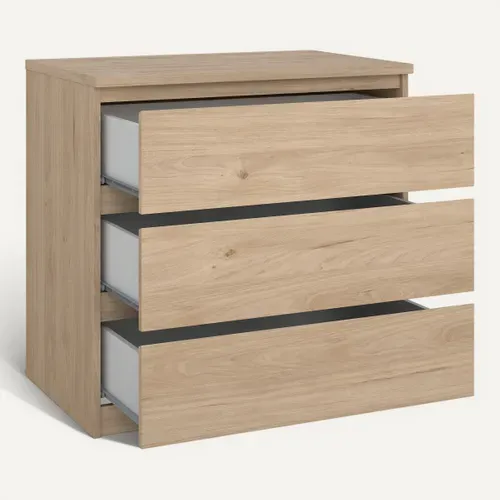 Commode 3 tiroirs BEST imitation chêne