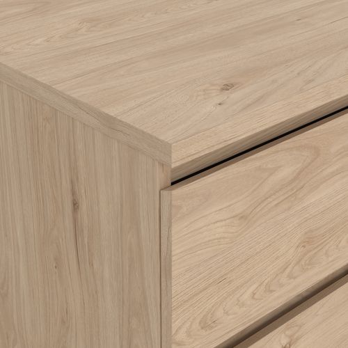 Commode 2X3 tiroirs BEST imitation chêne HL vue détaillée