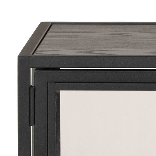 Buffet 2 portes SEAFORD noir