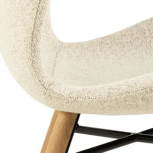 Chaise BATILDA Crème vue détaillée
