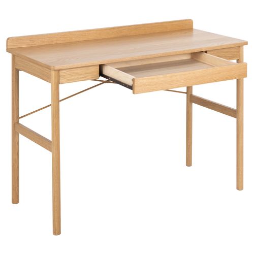 Bureau 1 Tiroir Paul Plaqué Chêne