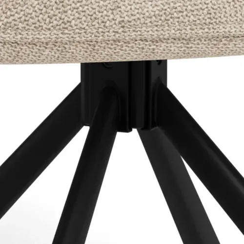 Fauteuil pivotant GLENDA Beige