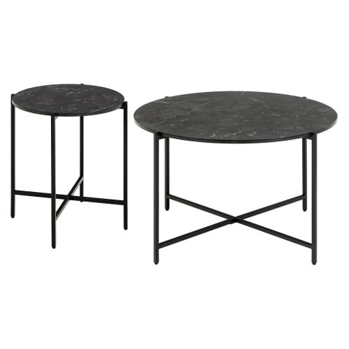 Lot de 2 tables basse AUBANE Noir