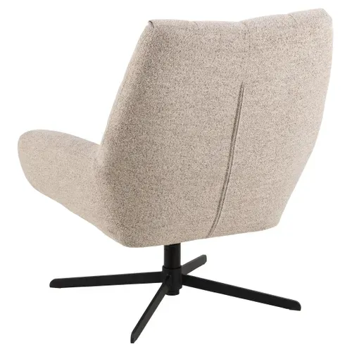Fauteuil PARIS II tissu beige vue de derrière