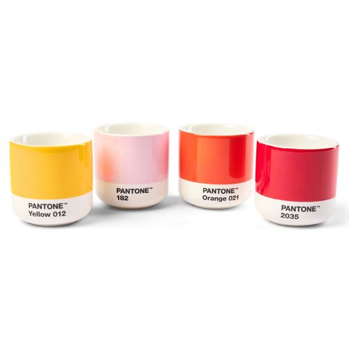 Pantone 715 C vs PANTONE 143 U side by side comparison
