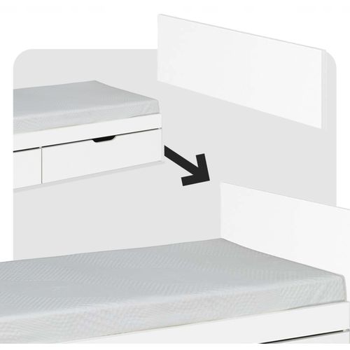 Lit Enfant - Family - Lili - Blanc - 90 X 200 Cm