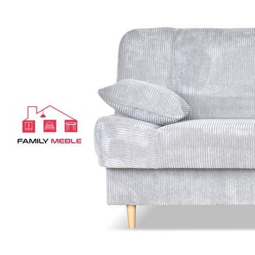 Canapé Convertible - Family - Belito - Gris - Coffre, Convertible