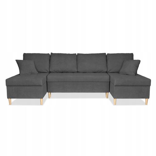 Canapé D'angle Convertible - Family - Wigo - Gris - Convertible