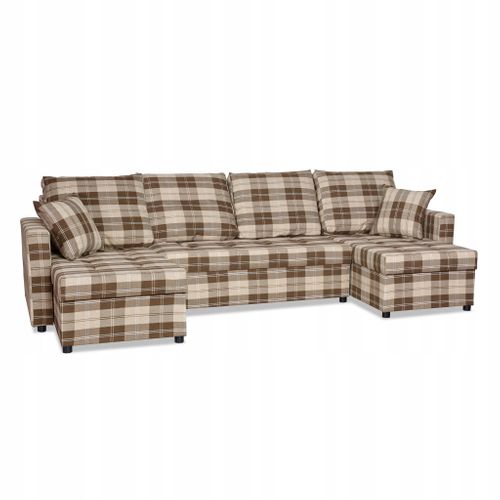 Canapé D'angle - Family - Winston - Marron - Convertible