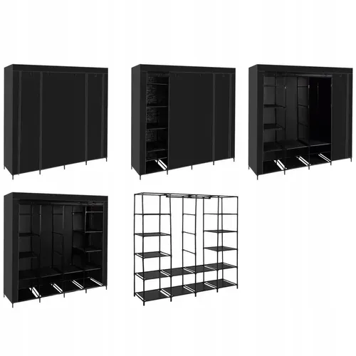 Armoire  Penderie Pliable En Tissu 170x170cm