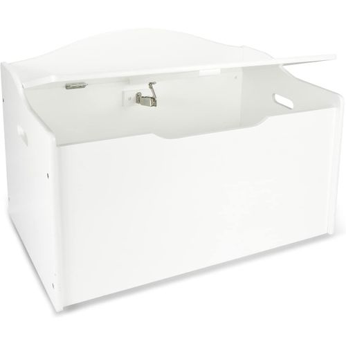Coffre à Jouets Pinolino Blanc – Bois, 60x40x40 Cm, Neuf Sous Emballage
