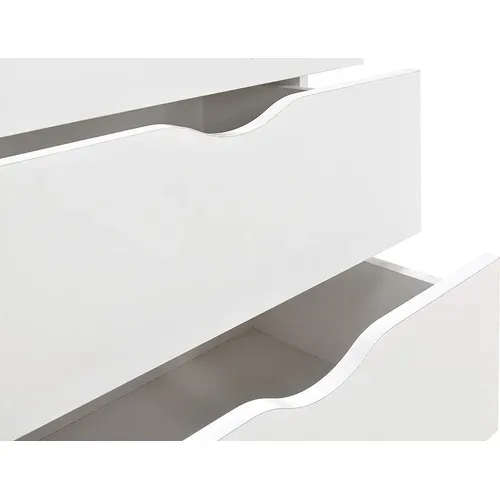 Commode Blanche Avec Les Tiroirs Roma - Rouages