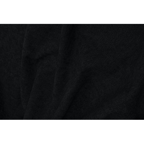 Canapé D'angle Droit En Tissu Noir Malatya 246/145/82 Cm - Avec Coffre Et Fonction Lit