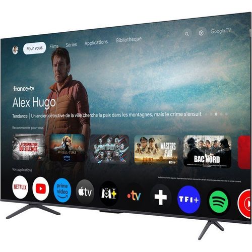 Téléviseur QLED 4K 65" (164 cm) 65P8K 4K QLED 144Hz avec Google TV 2025