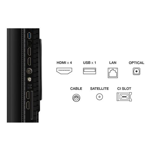 Téléviseur QLED 4K 65" (164 cm) 65P8K 4K QLED 144Hz avec Google TV 2025