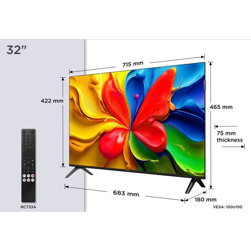 Téléviseur QLED 32'' 81 cm TCL 32S49K