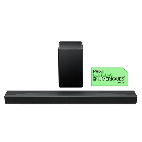 Barre de son 5.1 TCL Q65H vue de face