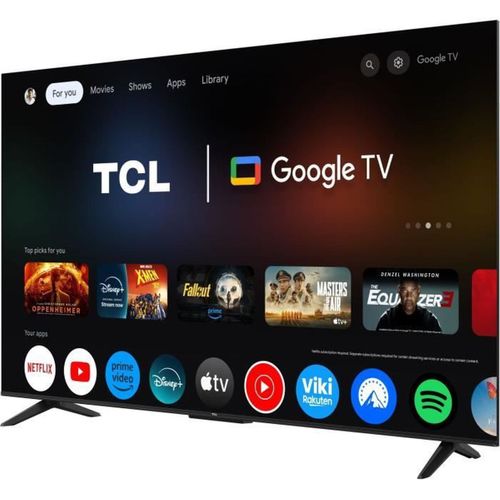 55p6k - Téléviseur LED 55" (139 Cm) - 4k UHD - Hdr10+ - Google TV - 3xhdmi 2.1 - Wifi