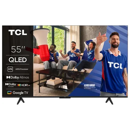 Téléviseur QLED 55'' 140 cm TCL 55T69C vue de face