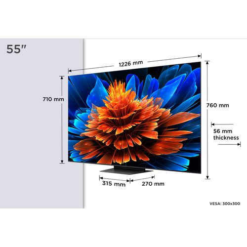 Téléviseur MiniLED 55'' 140 cm TCL 55MQLED80K
