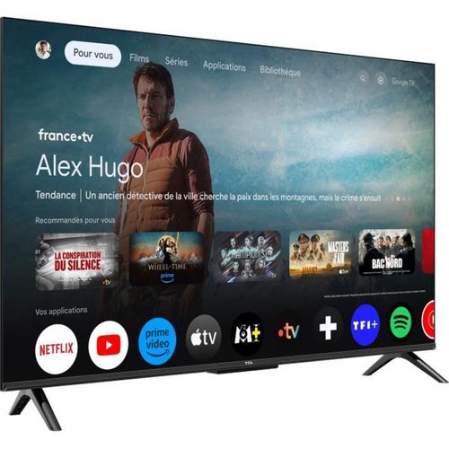 43t69c - TV Qled 43 (109 Cm) - 4k Uhd 3840x2160 - Hdr10+ - Android TV  - 3xhdmi 2.1 - Wifi