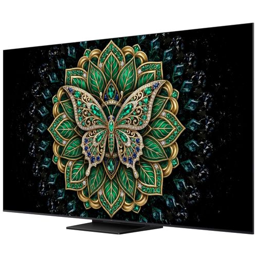 Téléviseur MiniLED 65'' 165cm TCL 65C69K PRO vue de profil