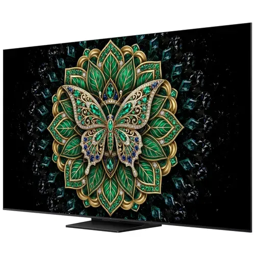 Téléviseur MiniLED 55'' 140cm TCL 55C69K PRO vue de profil