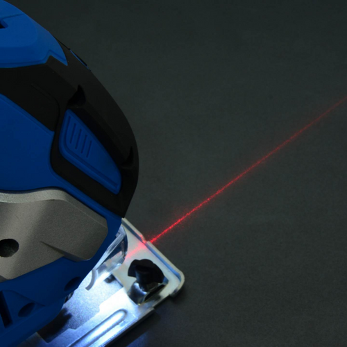 Drew Scie Sauteuse Pendulaire Avec Laser 810w Jusqu'à 3000 Tr/min Bleu