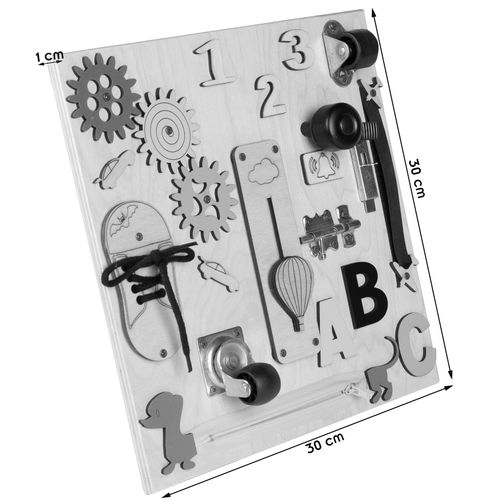 Cube Montessori 7-en-1 En Bois Pour Bébés - Jouet Sensoriel Et éducatif