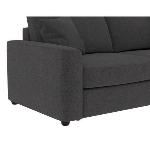Canapé convertible 3 places pack standard NICARAGUA tissu Bergamo graphite