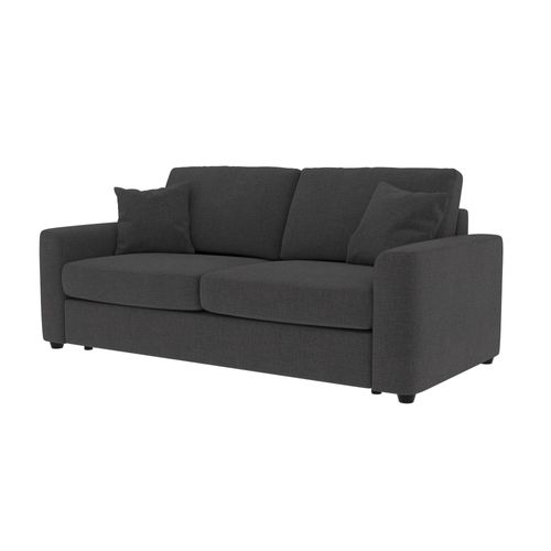 Canapé convertible 3 places pack standard NICARAGUA tissu Bergamo graphite