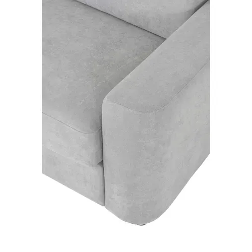 Canapé convertible 3 places pack Dreaméa NICARAGUA tissu Bergamo gris clair vue détaillée